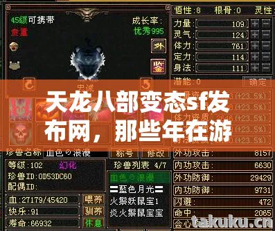 那些年在游戏里踩过的坑与摸出的野路子天龙八部私服图片
