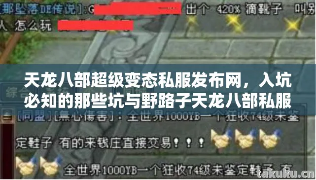 天龙八部超级变态私服发布网，入坑必知的那些坑与野路子天龙八部私服