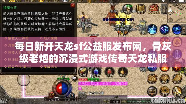 骨灰级老炮的沉浸式游戏传奇天龙私服图片