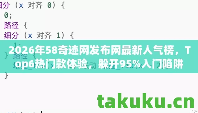 2026年58奇迹网发布网最新人气榜图片
