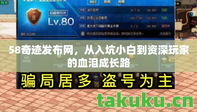 从入坑小白到资深玩家的血泪成长路图片
