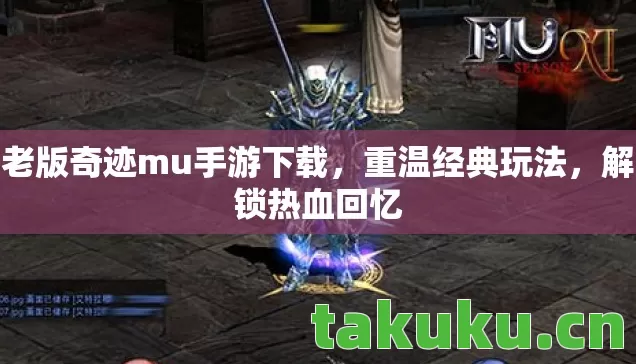 老版奇迹mu手游下载图片
