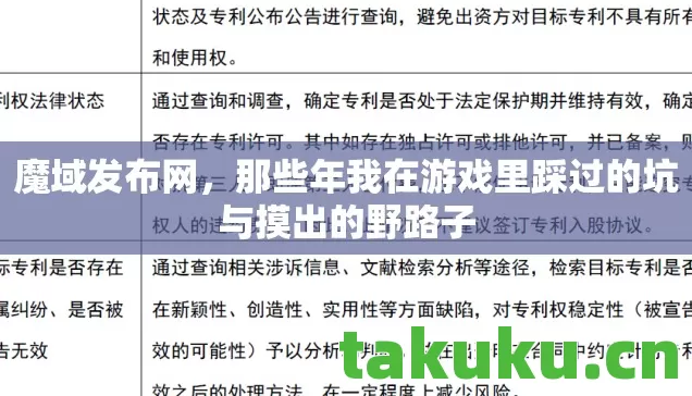 那些年我在游戏里踩过的坑与摸出的野路子图片