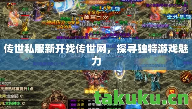传世私服新开找传世网,探寻独特游戏魅力 传世私服新开找传世网,探寻独特游戏魅力