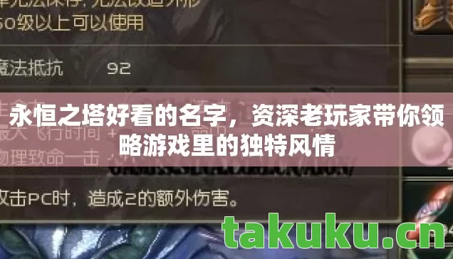 资深老玩家带你领略游戏里的独特风情图片