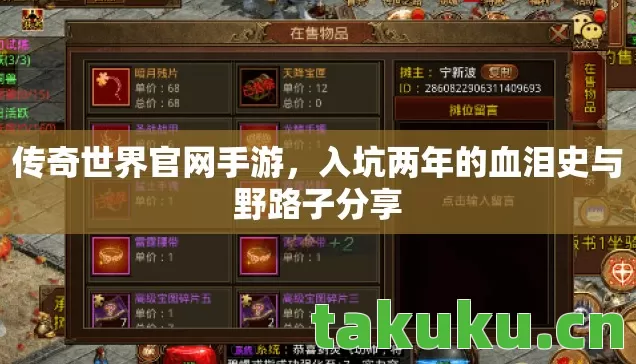 传奇世界官网手游,入坑两年的血泪史与野路子分享 传奇世界官网手游,入坑两年的血泪史与野路子分享