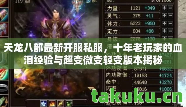 天龙八部最新开服私服，十年老玩家的血泪经验与超变微变轻变版本揭秘