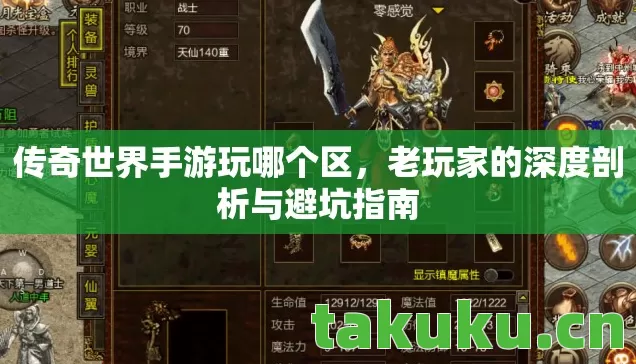 传奇世界手游玩哪个区,老玩家的深度剖析与避坑指南 传奇世界手游玩哪个区,老玩家的深度剖析与避坑指南